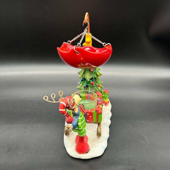 Yankee Candle Reindeer Sleigh Hanging Tart Warmer Christmas Holiday Decor 2011 - Picture 5 of 12